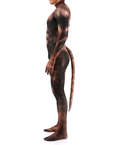 Combinaison Cosplay Loup-Garou Werewolf Marron  Couleur principale:Marron