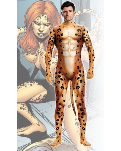 Combinaison Cosplay Guépard Cheetah 
