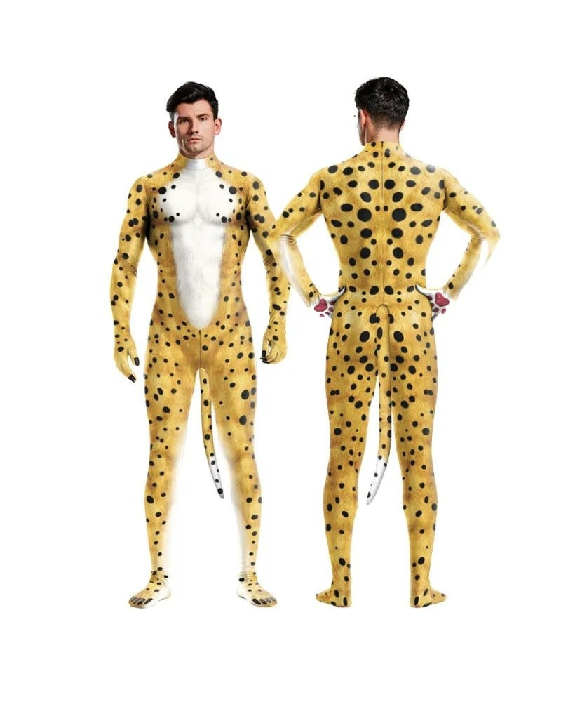 Combinaison Cosplay Marsupilami Jaune  Couleur principale:Jaune