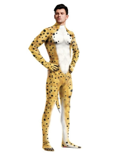 Combinaison Cosplay Marsupilami Jaune  Couleur principale:Jaune