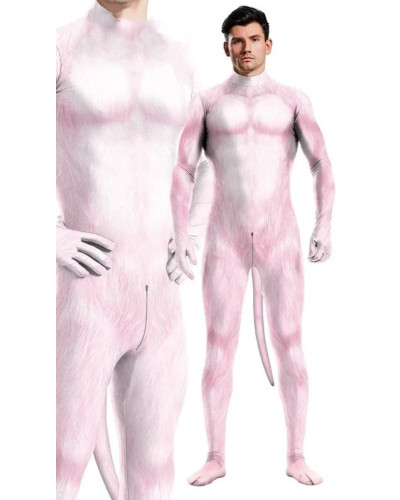 Combinaison Cosplay Dog Rose  Couleur principale:Rose