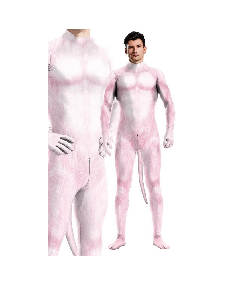 Combinaison Cosplay Dog Rose  Couleur principale:Rose