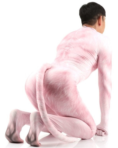 Combinaison Cosplay Dog Rose  Couleur principale:Rose