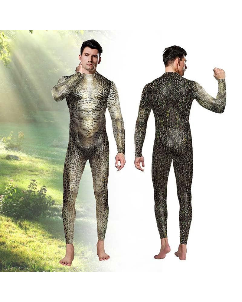 Combinaison Cosplay Reptile Serpent Vert  Couleur principale:Vert