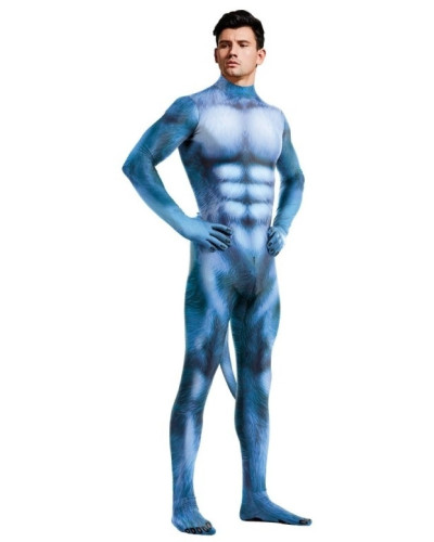 Combinaison Cosplay DOG Bleu  Couleur principale:Bleu