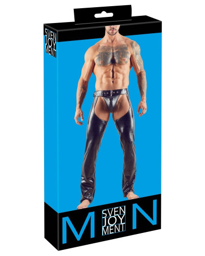 Pantalon Bdsm CHAPS Noir  Couleur principale:Noir