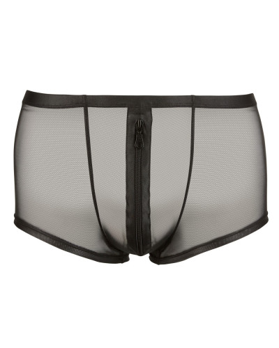 Shorty sexy à zip Hileo Noir  Couleur principale:Noir