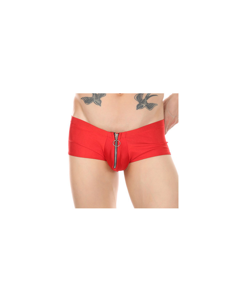 Shorty avec Zip Mino Rouge  Couleur principale:Rouge