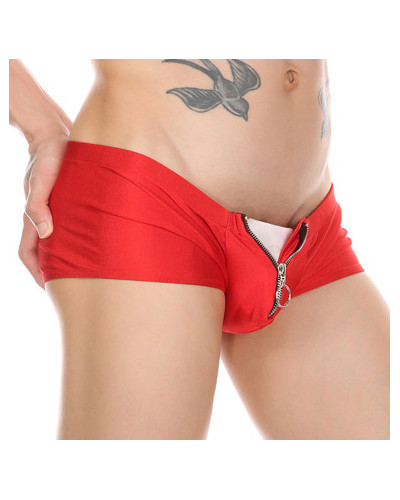 Shorty avec Zip Mino Rouge  Couleur principale:Rouge