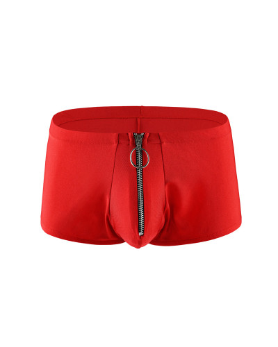 Shorty avec Zip Mino Rouge  Couleur principale:Rouge
