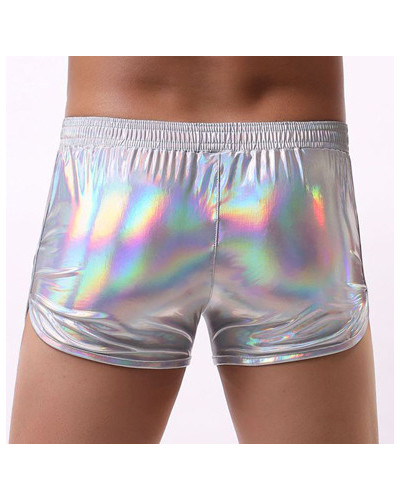 Short brillant Fakiz Gris argenté  Couleur principale:Gris
