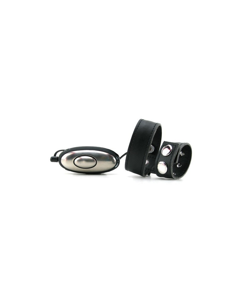 Electro Cockring Cuir 