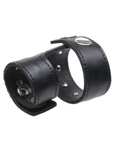 Electro Cockring Cuir 