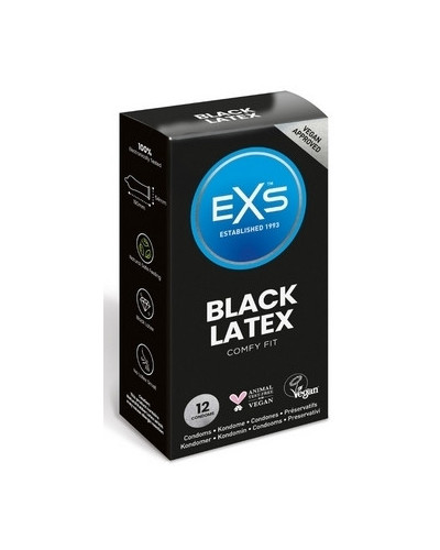 Préservatifs Latex Black x12 