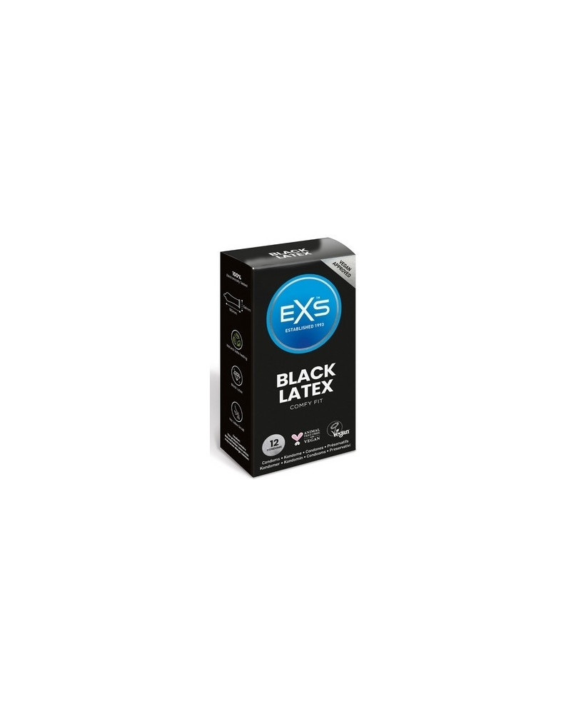 Préservatifs Latex Black x12 