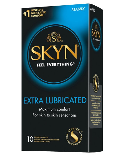 Préservatifs Manix Skyn Extra Lubricated x10 