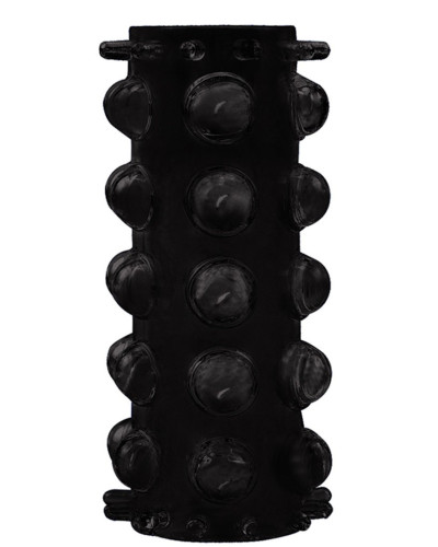 Etuis Texture Relief pour pénis Noir 