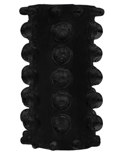 Etuis Texture Relief pour pénis Noir 