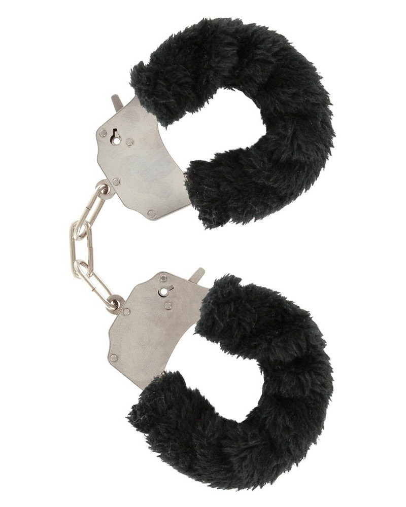 Menottes avec Fourrure Noire 
