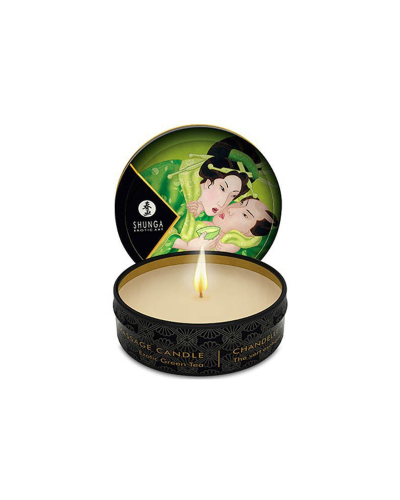 Bougie de Massage Thé Vert 