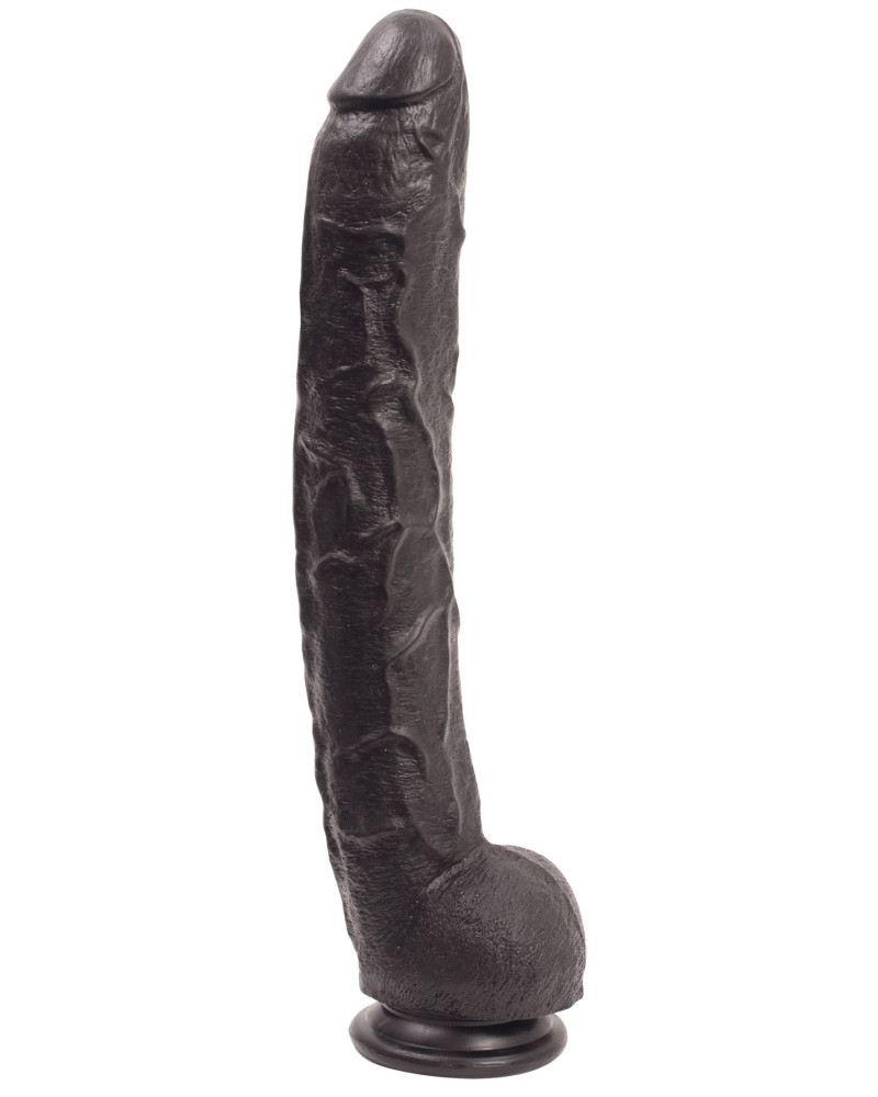 Gode XXL Dick Rambone 34 x 6.4 cm Noir 