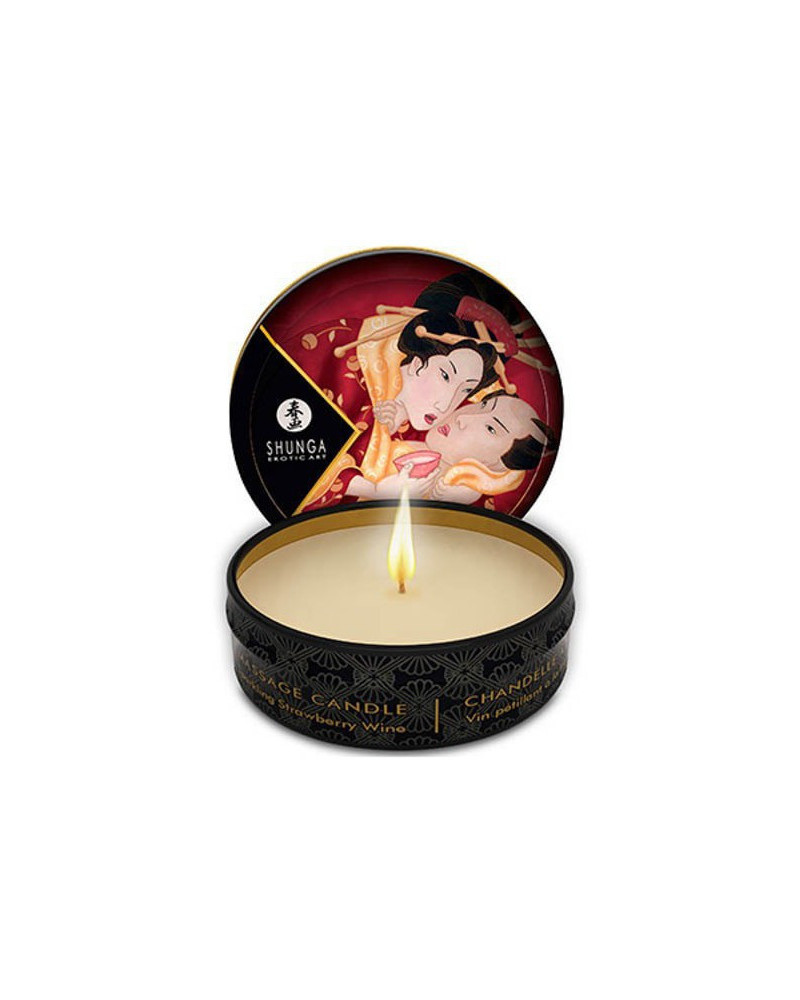 Bougie de Massage Fraise 