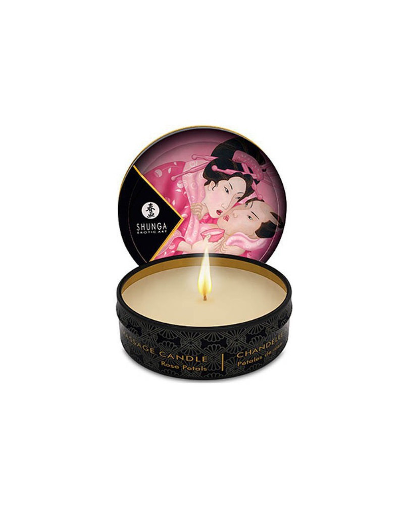 Bougie de Massage Pétale de Rose 30mL 