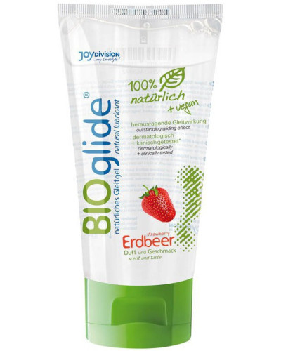 Lubrifiant Bio Arome fraise 80mL 
