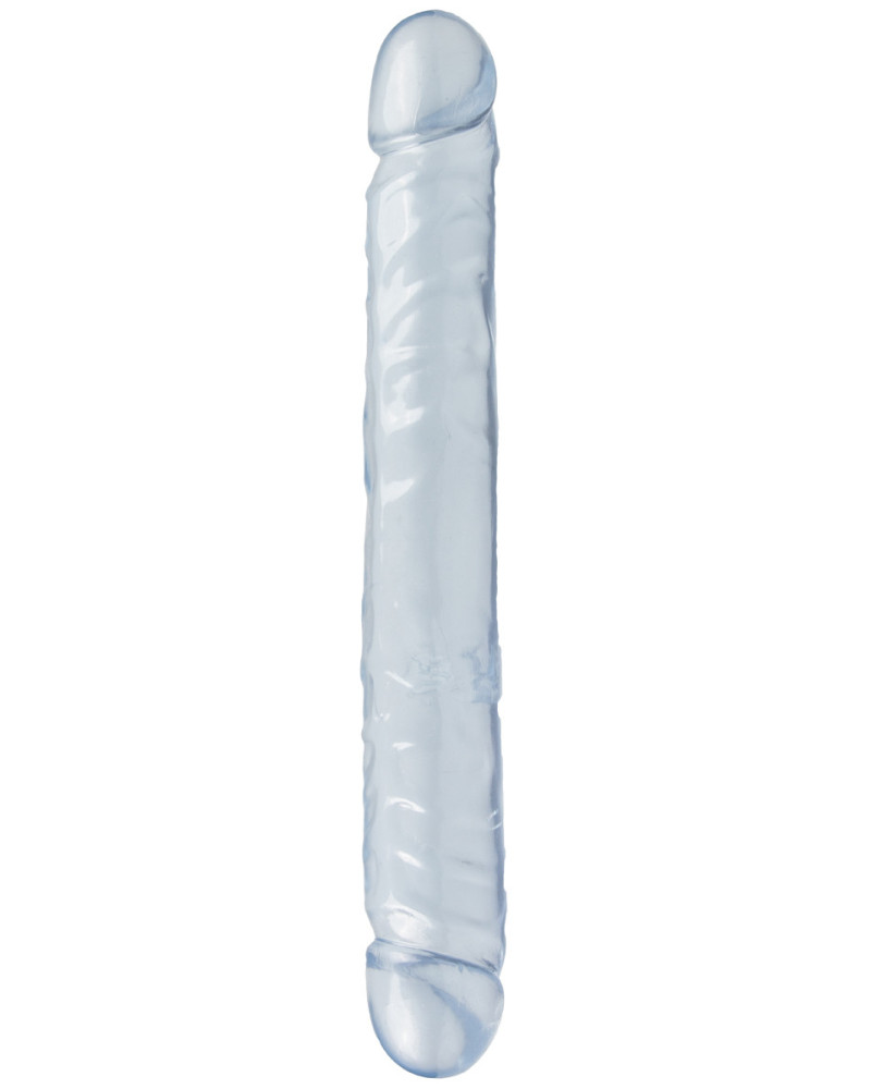 Double gode Jelly Clear 29 x 3.7cm Bleu 