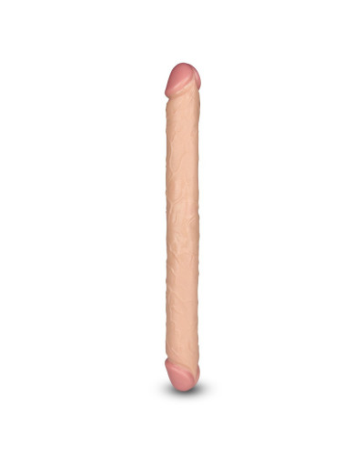 Double Dildo Realistic Slim 44 x 4.5cm 
