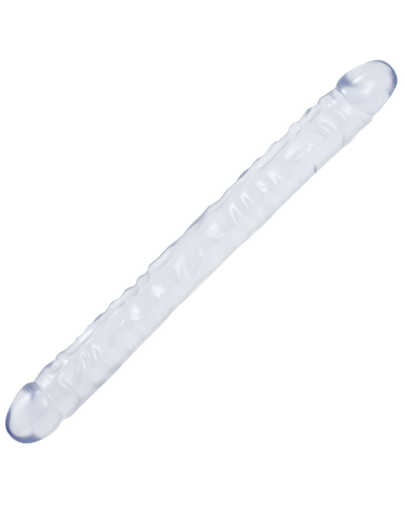 Double gode Jelly Clear 44 x 4.3 cm 