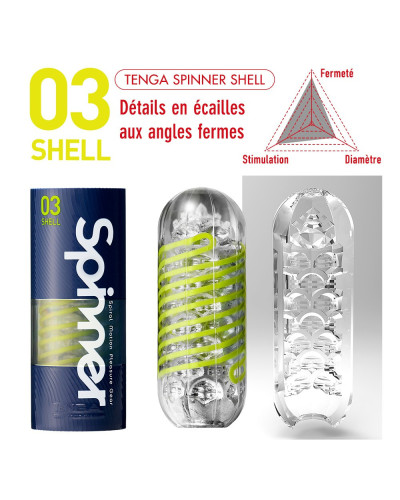 Masturbateur Spinner 03 Shell 