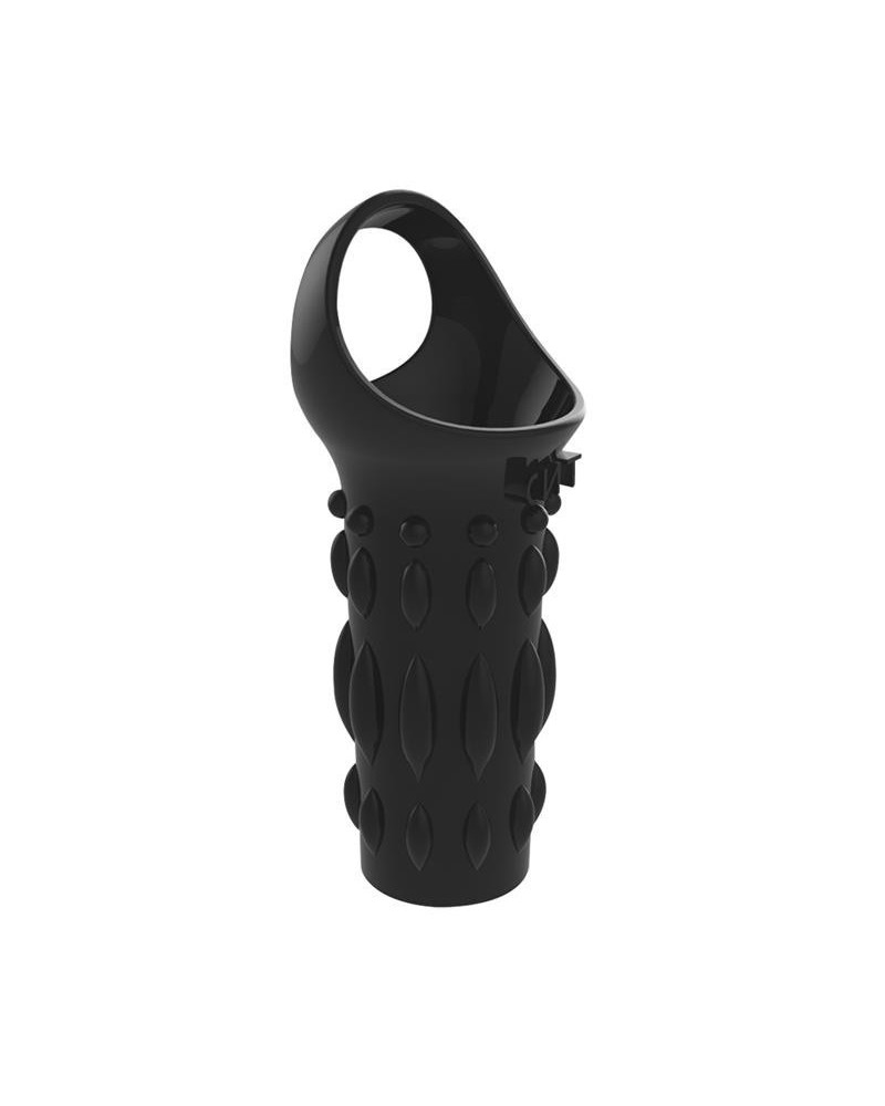 Etui pour Pénis Texturé Noir 8 x 3.8cm 