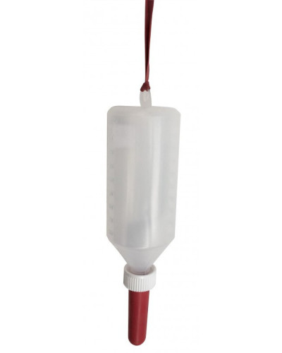 Bouteille avec tétine 1 L - Embout souple 9 x 2.8cm 