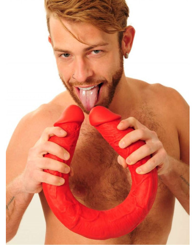 Double gode Stretch N°77 62 x 6.2cm Rouge 