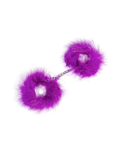 Menottes Boa Feather Violet 