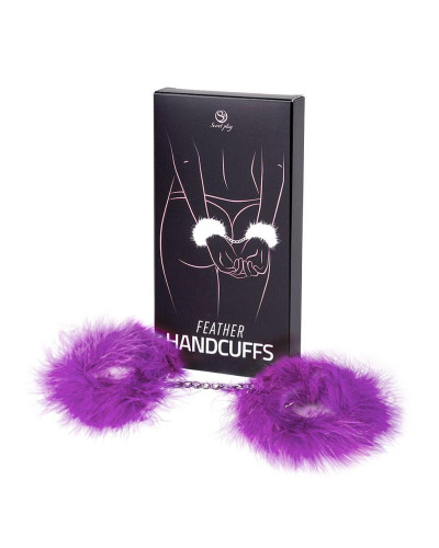 Menottes Boa Feather Violet 