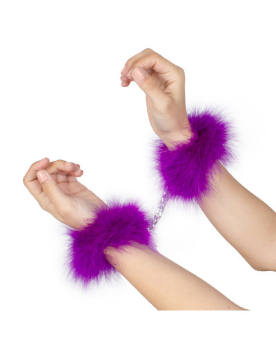 Menottes Boa Feather Violet 