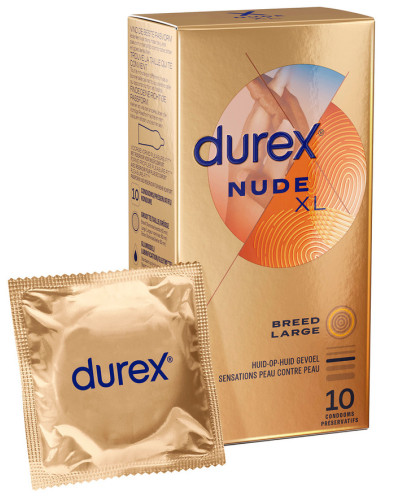 Préservatifs Durex Nude XL x10 
