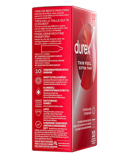 Préservatifs Durex Thin Feel Extra Thin x10 