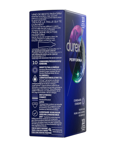 Préservatifs Durex Performa x10 
