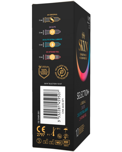 Pack Préservatifs Skyn Selection+ x10 
