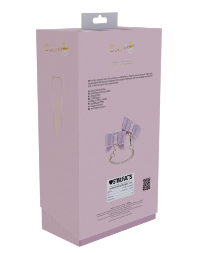 Menottes de Chevilles Paris Rose 