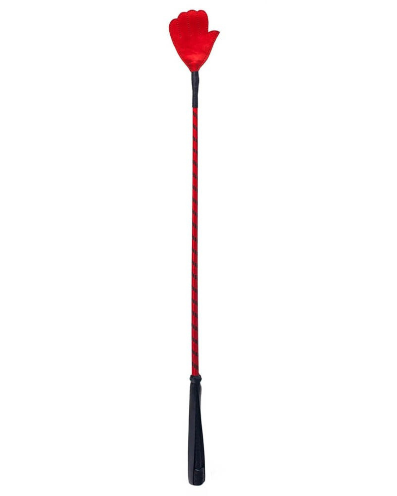 Cravache Hand Crop 70cm Rouge 