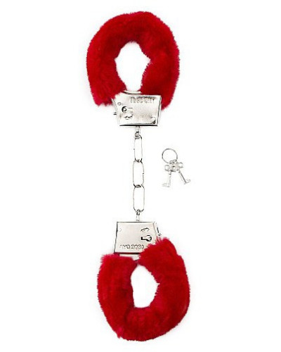 Menottes Furry Rouge 