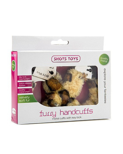 Menottes Furry Léopard 