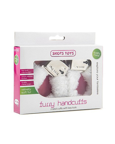 Menottes Furry Blanches 