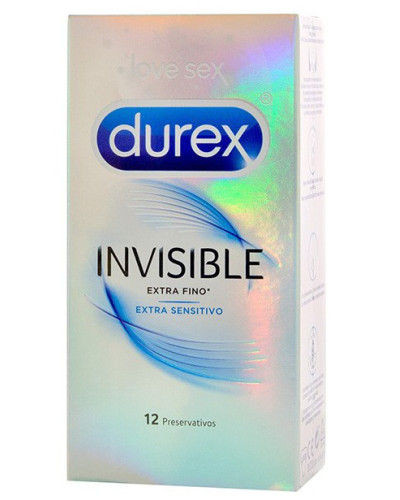 Préservatifs fins Invisible Durex x12 