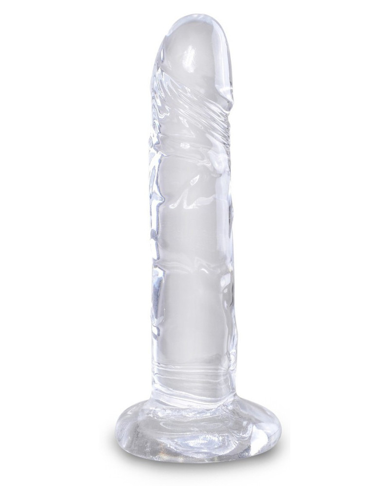 Gode transparent King Cock 16 x 3.7cm 