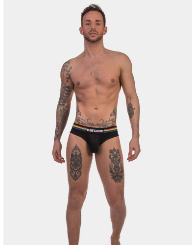 Slip Barcode Pride Noir  Couleur principale:Blanc